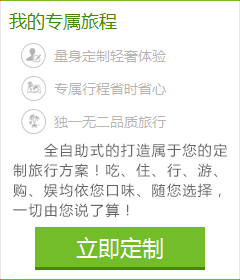想體會(huì)專(zhuān)門(mén)為您定制的旅游服務(wù)嗎？您的旅行顧問(wèn)會(huì)幫助您！請(qǐng)您提交出游計(jì)劃：
